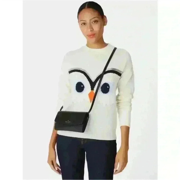 NWT Authentic Kate Spade Dana Small Flap Crossbody Black Bag - Picture 5 of 8